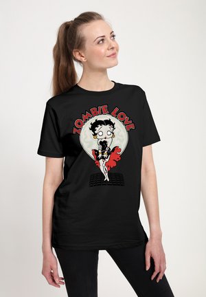 BETTY BOOP HALLOWEEN ZOMBIE LOVE - Camiseta estampada - black