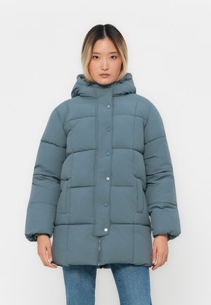 JDYWONDER LONG HOOD PUFFER - Vinterkappa /-rock - stormy weather