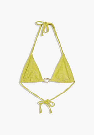 Bershka, BIKINI TOP - Bikini felső - neon yellow
