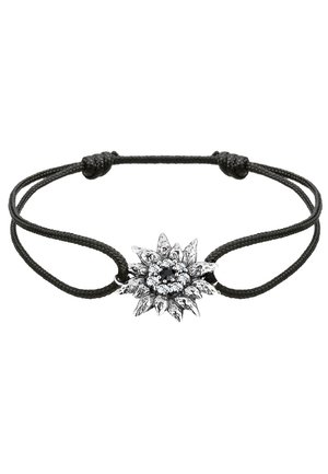 SPARKLING BASIC - MIT KRISTALLEN VON SWAROVSKI® - Armbånd - schwarz/silberfarben