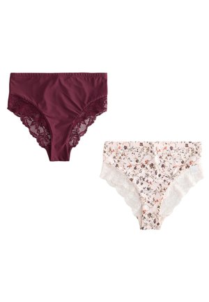 Next 2 PACK HIGH RISE - Trosor - cream floral print berry