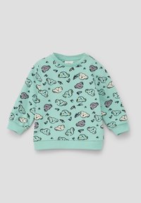 s.Oliver MIT ALL-OVER-PRINT - Sweater - ozeangrün