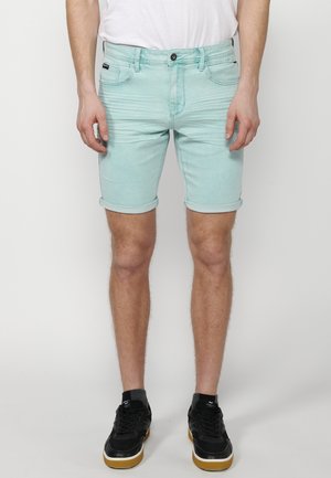 Shorts di jeans - azul agua   water blue