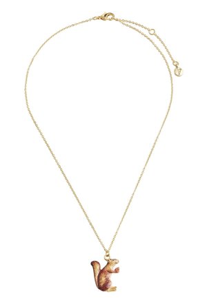 ENAMEL CHEEKY SQUIRREL - Collier - gold coloured