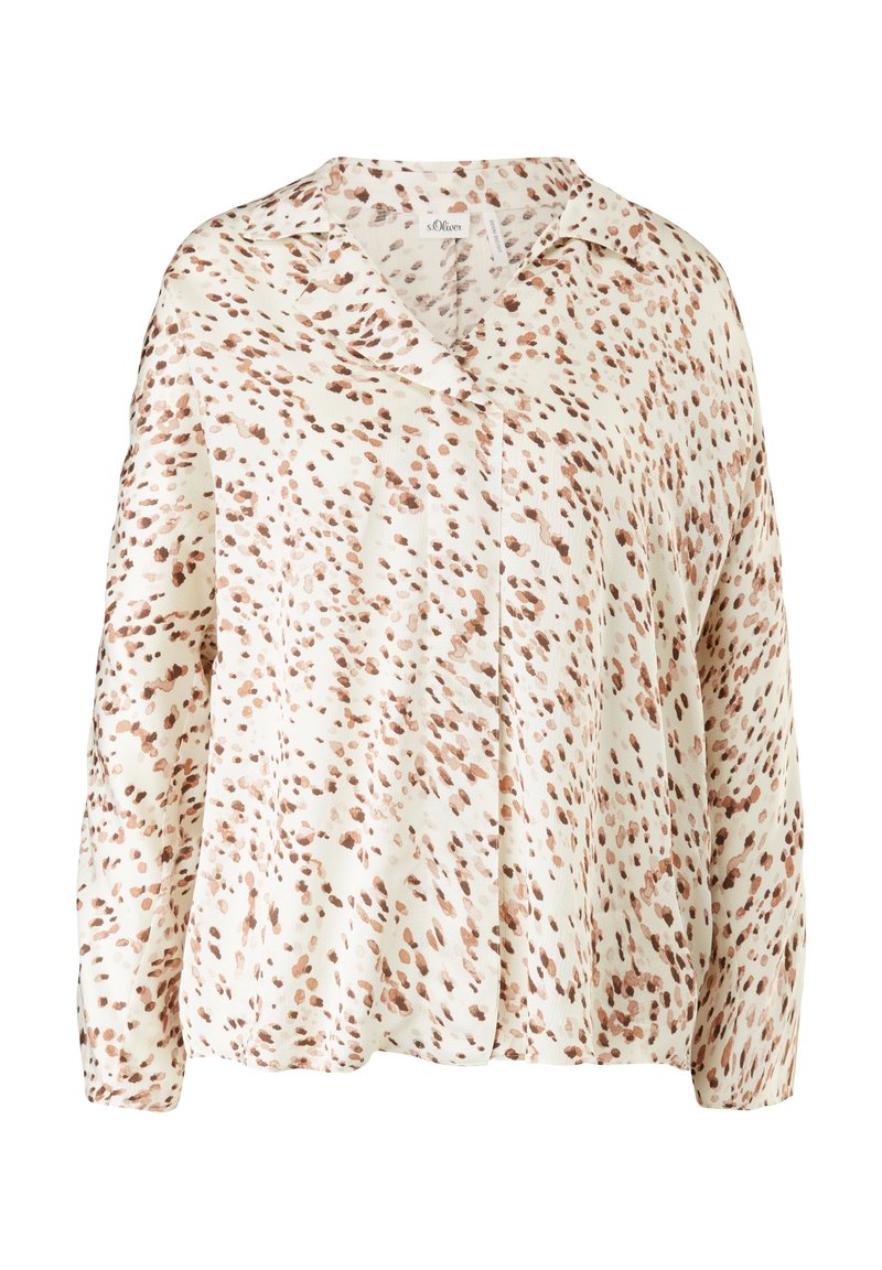 s.Oliver BLACK LABEL Overhemdblouse crème s.Oliver BLACK LABEL Overhemdblouse crème
