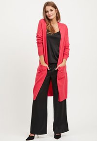 VILA VIRIL LONG CARDIGAN - Kofta - pink