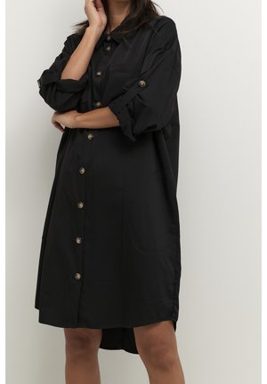 Robe chemise - mottled black