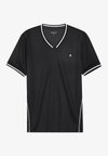 BASKETBALL TOP WITH CONTRAST PIPING - T-shirt de sport - black