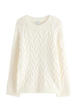 Striktrøje - off white