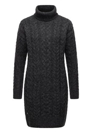 JANNA - Neulemekko - dark grey