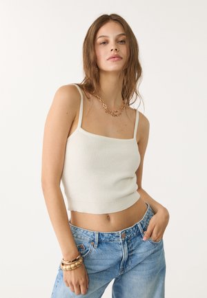 Stradivarius WITH THIN STRAPS  - Top - beige