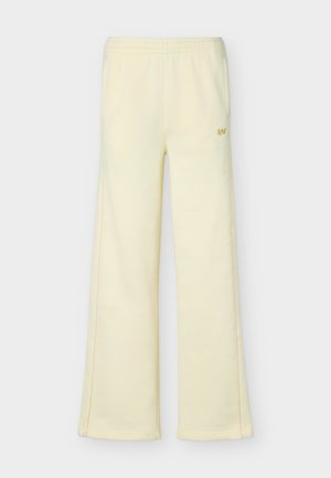 Under Armour, RIVAL SHIMMER - Долнище на анцуг - winter white/metallic gold-coloured