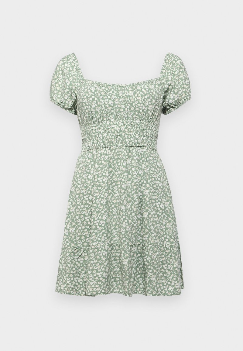Hollister Co. MINI DRESS - Day dress - green - Zalando