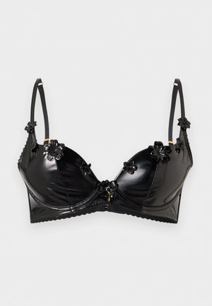 Agent Provocateur, LILATHE BRA - Podprsenka s kosticemi - black