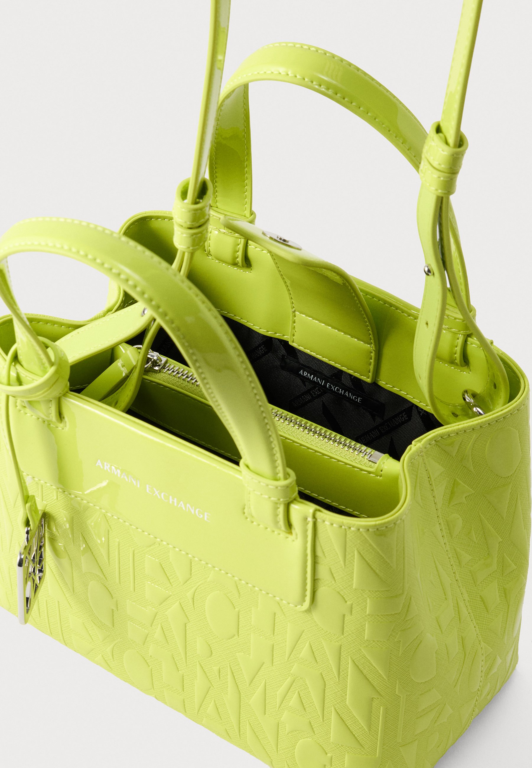 Armani Exchange Handbag - neon yellow - Zalando.co.uk