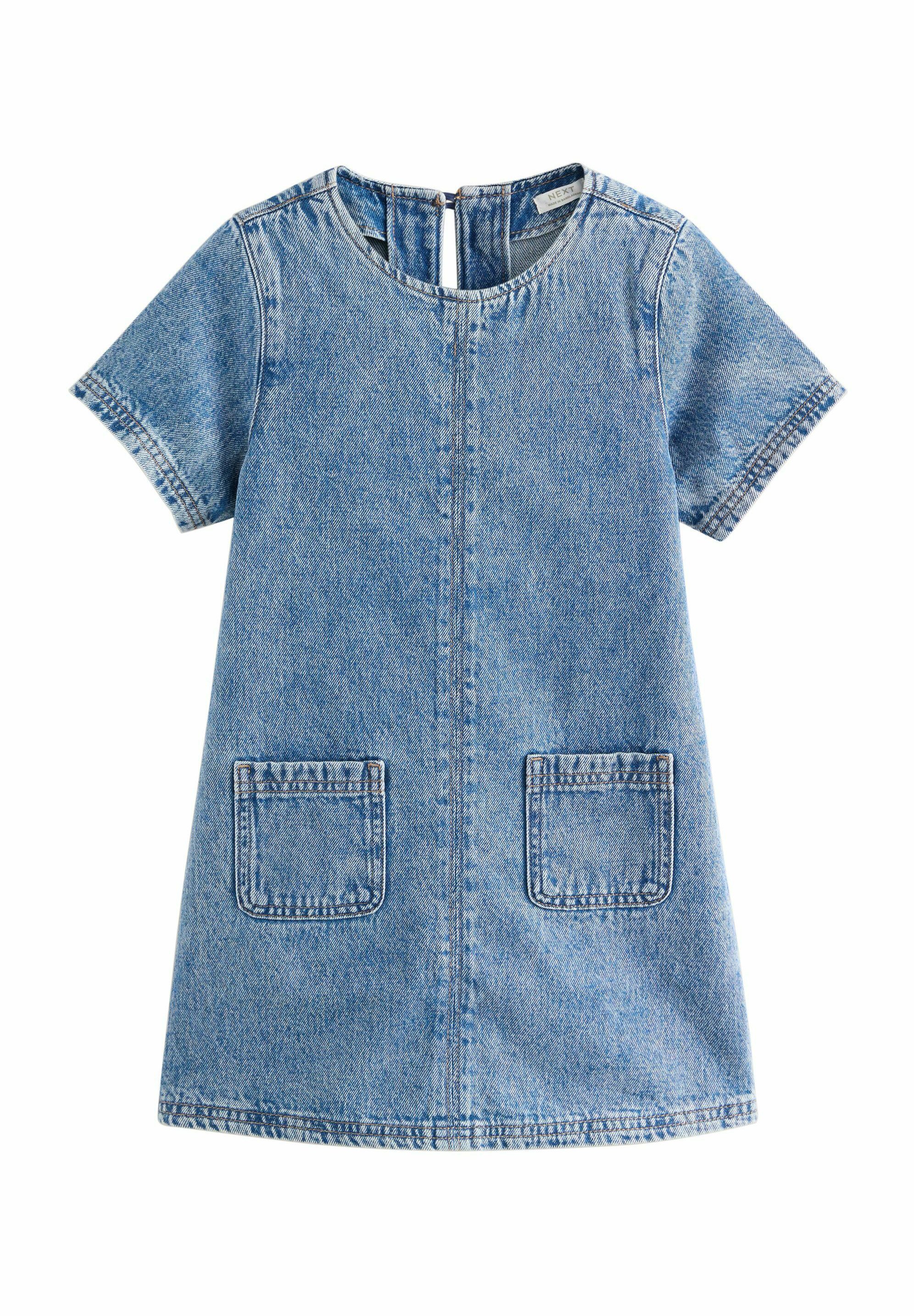 Robe En Jean Next Pour Fille 11 Ans - Occasion En Très Bon état (dénim)