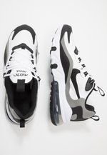 Nike Sportswear Air Max 270 React Trainers White Black Metallic Pewter White Zalando Co Uk