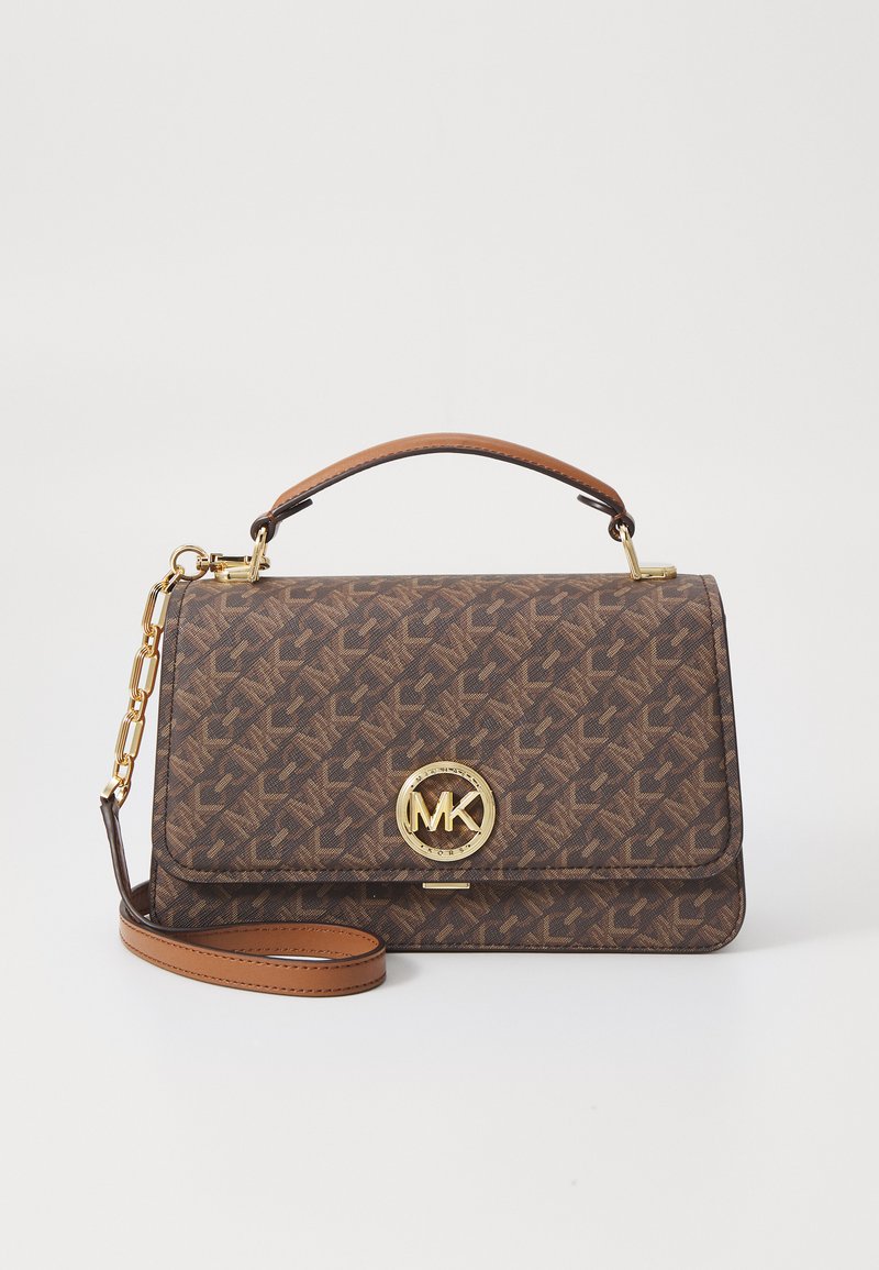 MICHAEL Michael Kors DELANCEY SATCHEL - Rankinė - brown/luggage