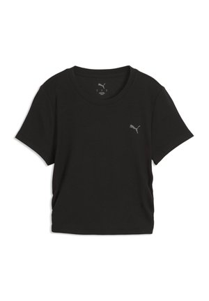 W CLOUDSPUN TEE - Trükipildiga T-särk - puma black