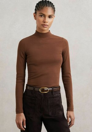 POLLY - Maglietta a manica lunga - brown