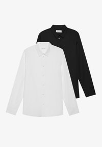 2 PACK - Formal shirt - white/black