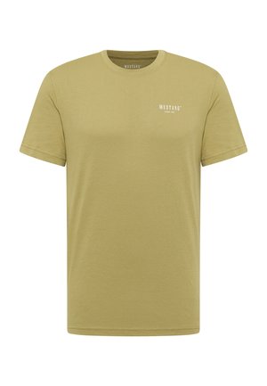 Mustang STYLE AUSTIN REGULAR-FIT - Print T-shirt - grün