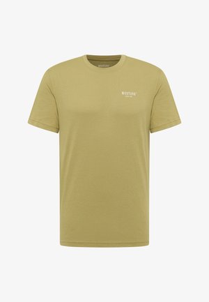 Mustang STYLE AUSTIN REGULAR-FIT - Print T-shirt - grün