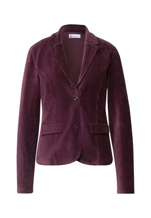 Street One, BLAZER AUS CORD MIT REVERSKRAGEN UND KNÖPFEN - Blazer - rustic rouge