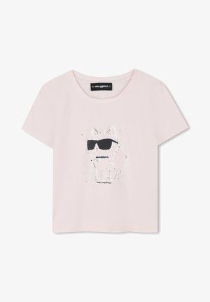 KARL LAGERFELD KIDS SHORT SLEEVES TEE - Μπλουζάκι με στάμπα - carinaria