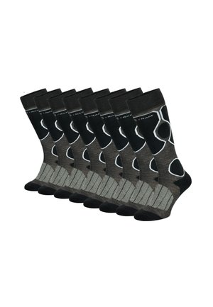 4 PACK - Kniestrümpfe - schwarz anthrazit