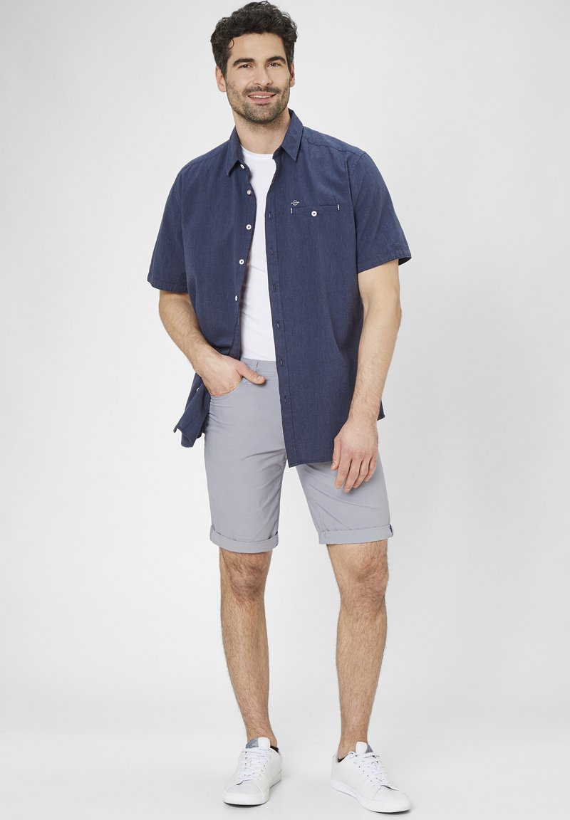Herren Chino Shorts | Paddock's PIPE im Pocket Style Shorts grey/grau - EJ55767 Herren Chino Shorts | Paddock's PIPE im Pocket Style Shorts grey/grau - EJ55767