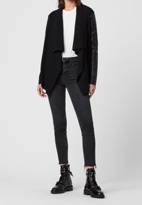 AllSaints Chaqueta de punto - black