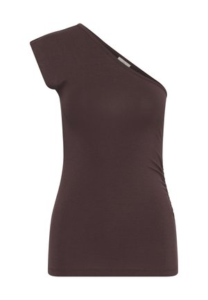 Kaffe, KAMAGGIE ONE SHOULDER - Top - fudge