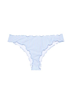Yamamay, SEERSUCKER - BIKINI BOTTOM - Bikini pezzo sotto - light blue stripes
