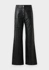 ALINA TROUSER - Kožené nohavice - black
