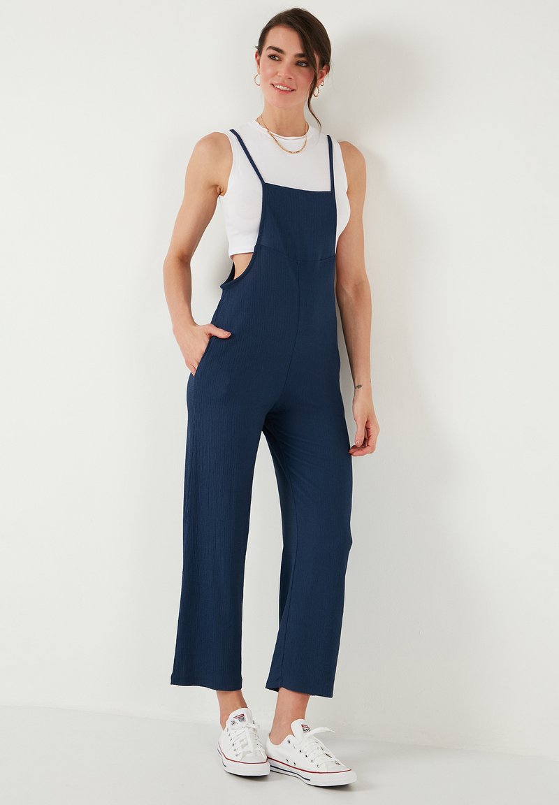 LELA REGULAR FIT - Kombinezonas su petnešomis - indigo