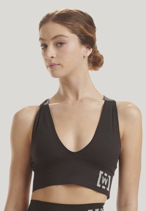 Wolford SHAPING ATHLEISURE CROP - Bustier - black