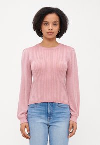 Vero Moda Petite VMTALIA O NECK - Pullover - rose elegance/silver-coloured