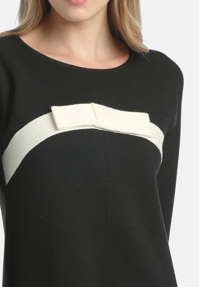 Luisa Spagnoli Abito in maglia - nero/panna