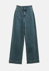 Flared Jeans - blue wash