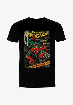 SPIDER MAN CLASSIC SPIDEY FRONT COVER - T-shirt print - black