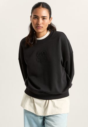 ELLIPSE RETRO CREW - Sweater - black