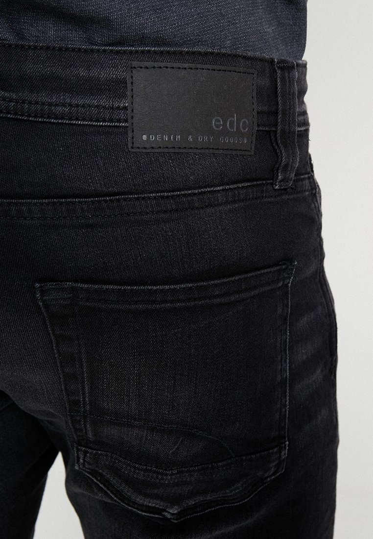 Esprit Slim fit jeans - black dark wash 