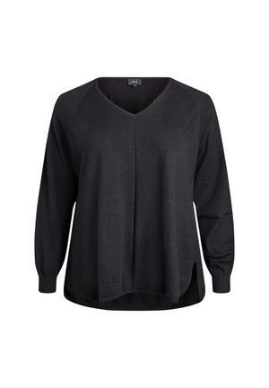 Strickpullover - black