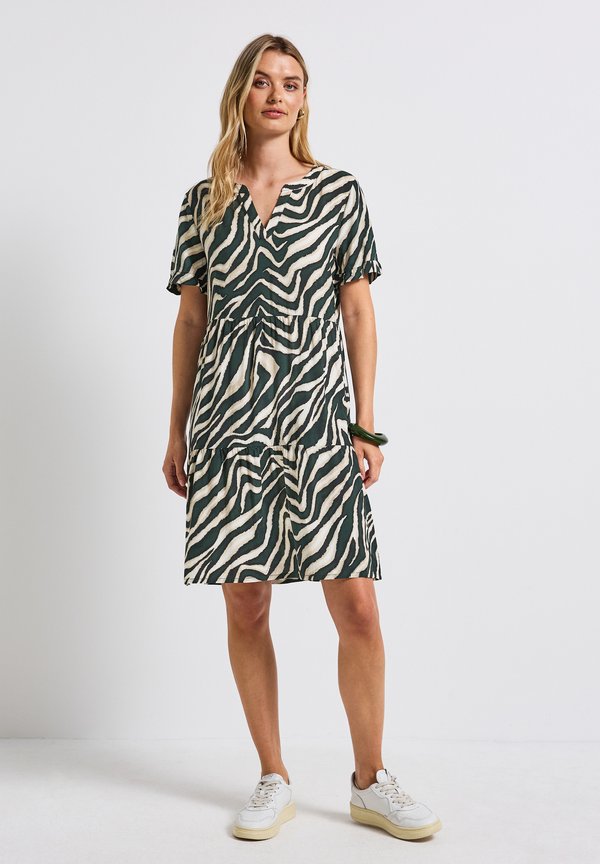 GEMUSTERTES - Freizeitkleid - grün