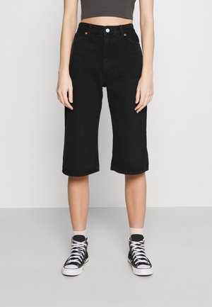 Jeansshort - black
