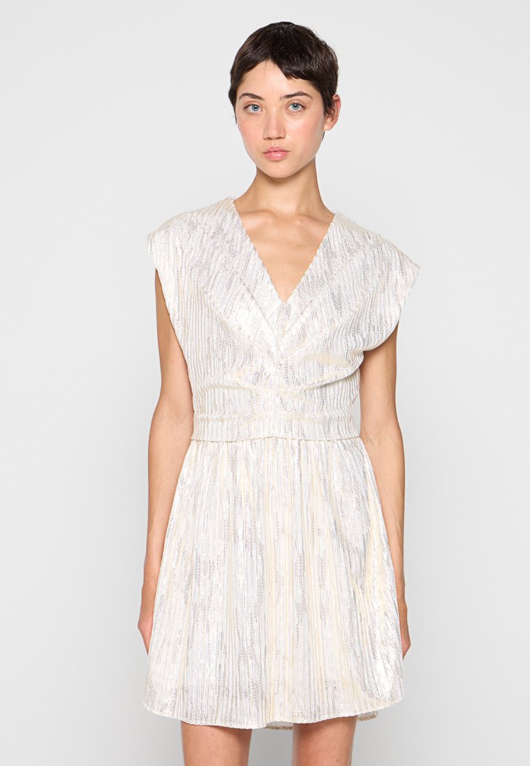 Iro Cocktailjurk wit Iro Cocktailjurk wit