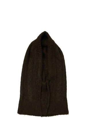 Object SCHLUPFMÜTZE ZOPFSTRICK - Cagoule - java