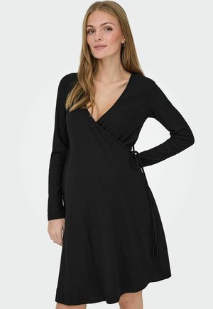 IM STUFEN-LOOK OLMEMMA KURZES - Kjole - black