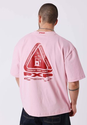Project X Paris, T-SHIRT MANCHES COURTES IMPRIMÉ DEVANT ET DOS - T-shirt imprimé - rose